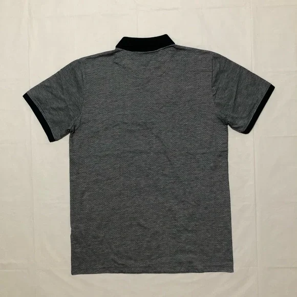 NWT Cactus Man Men’s Short Sleeve Collared Pullover Stretch Blue Polo Shirt M - Picture 9 of 11